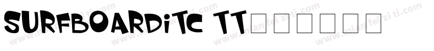 SurfboardITC TT字体转换